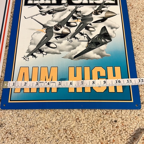 Vintage Military Metal Signs - Picture 13 of 14